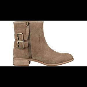 Nine West Tan/Beige Suede Ankle Boot/Bootie